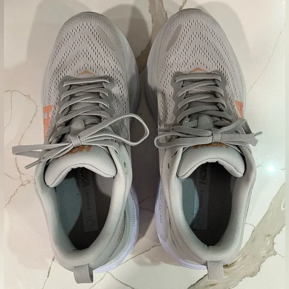 Hoka Bondi 8 Running Shoes. Women’s Size 8.5B Color Gray. - Picture 6 of 11